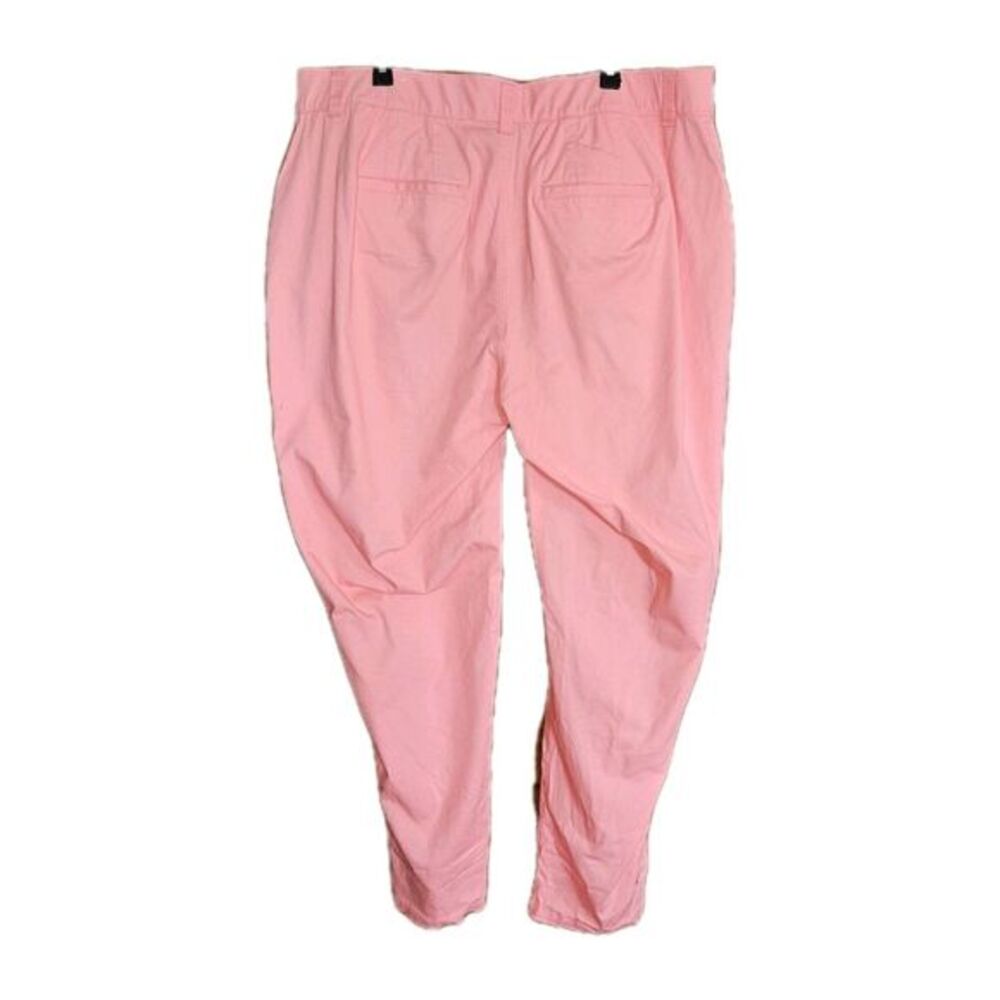 Lane Bryant Pink Pants Women's Size 20 Plus Mid Rise Straight Leg Casual‎ Career